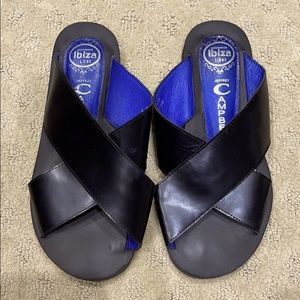 Jeffrey Campbell Ibiza Last Black Slides